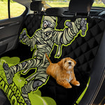 Halloween Mummy Print Pet Car Back Seat Cover