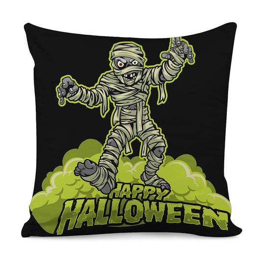 Halloween Mummy Print Pillow Cover