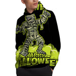 Halloween Mummy Print Pullover Hoodie