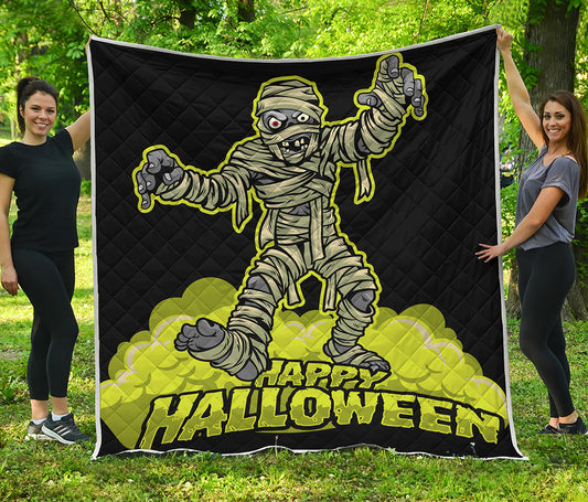Halloween Mummy Print Quilt