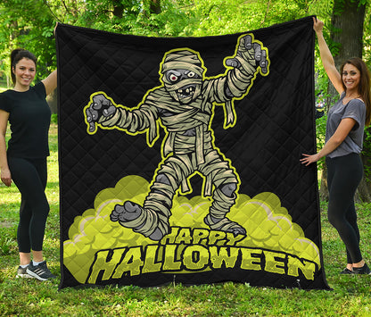 Halloween Mummy Print Quilt
