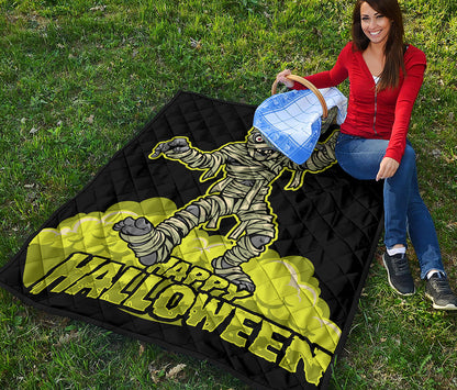 Halloween Mummy Print Quilt