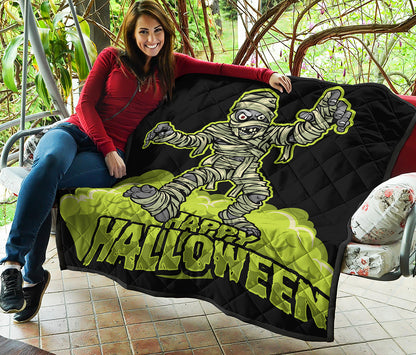 Halloween Mummy Print Quilt