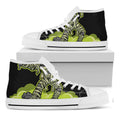 Halloween Mummy Print White High Top Sneakers