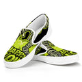 Halloween Mummy Print White Slip On Sneakers