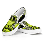 Halloween Mummy Print White Slip On Shoes
