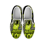 Halloween Mummy Print White Slip On Shoes
