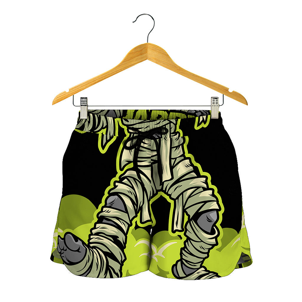 Halloween Mummy Print Women's Shorts