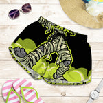 Halloween Mummy Print Women's Shorts