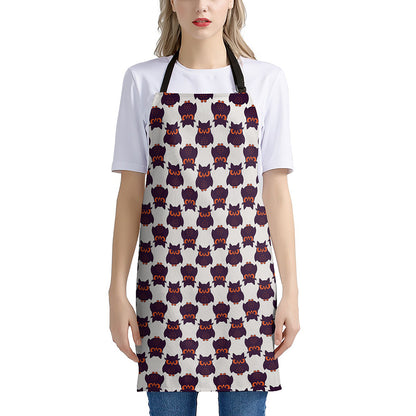 Halloween Owl Pattern Print Apron