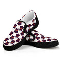 Halloween Owl Pattern Print Black Slip On Sneakers