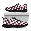 Halloween Owl Pattern Print Black Running Shoes