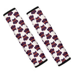 Halloween Owl Pattern Print Car Seat Belt Covers