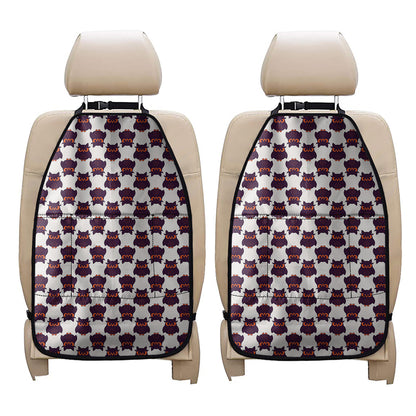 Halloween Owl Pattern Print Car Seat Organizers
