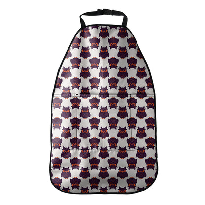 Halloween Owl Pattern Print Car Seat Organizers
