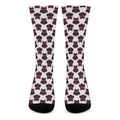 Halloween Owl Pattern Print Crew Socks