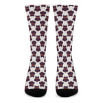 Halloween Owl Pattern Print Crew Socks
