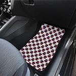 Halloween Owl Pattern Print Front Car Floor Mats