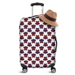 Halloween Owl Pattern Print Luggage Cover