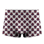 Halloween Owl Pattern Print Men's Boxer Briefs