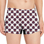 Halloween Owl Pattern Print Men's Boxer Briefs