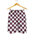 Halloween Owl Pattern Print Men's Shorts