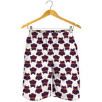 Halloween Owl Pattern Print Men's Shorts