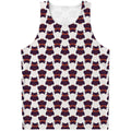 Halloween Owl Pattern Print Men's Tank Top