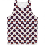 Halloween Owl Pattern Print Men's Tank Top