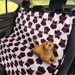 Halloween Owl Pattern Print Pet Car Back Seat Cover