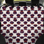 Halloween Owl Pattern Print Pet Car Back Seat Cover