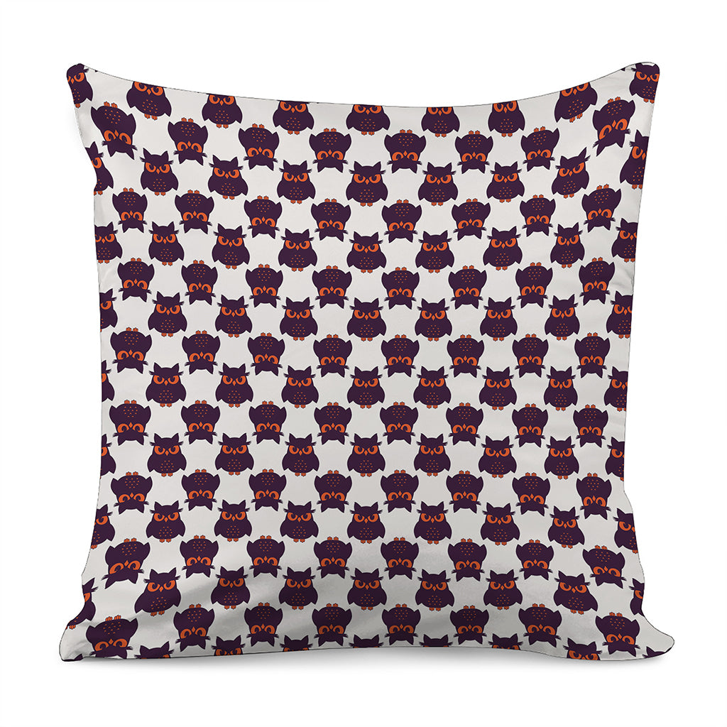 Halloween Owl Pattern Print Pillow Cover