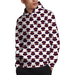 Halloween Owl Pattern Print Pullover Hoodie