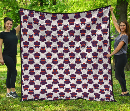 Halloween Owl Pattern Print Quilt