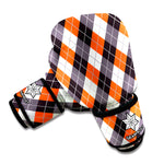 Halloween Party Argyle Pattern Print Boxing Gloves