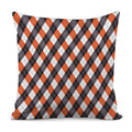 Halloween Party Argyle Pattern Print Pillow Cover