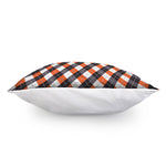 Halloween Party Argyle Pattern Print Pillow Cover