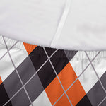 Halloween Party Argyle Pattern Print Sofa Cover