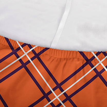 Halloween Plaid Pattern Print Sofa Cover