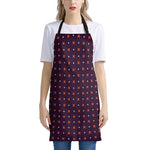 Halloween Plus And Cross Pattern Print Apron
