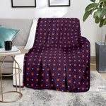 Halloween Plus And Cross Pattern Print Blanket