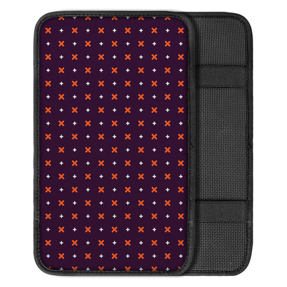 Halloween Plus And Cross Pattern Print Car Center Console Cover