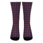 Halloween Plus And Cross Pattern Print Crew Socks