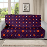 Halloween Plus And Cross Pattern Print Futon Protector