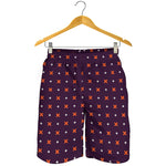 Halloween Plus And Cross Pattern Print Men's Shorts