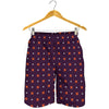 Halloween Plus And Cross Pattern Print Men's Shorts