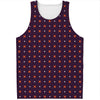 Halloween Plus And Cross Pattern Print Men's Tank Top