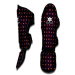 Halloween Plus And Cross Pattern Print Muay Thai Shin Guard
