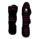 Halloween Plus And Cross Pattern Print Muay Thai Shin Guard