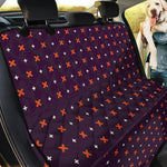 Halloween Plus And Cross Pattern Print Pet Car Back Seat Cover